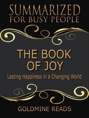 cover image of The Book of Joy--Summarized for Busy People